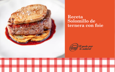 Solomillo de ternera con foie