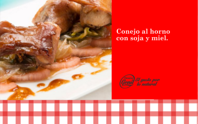 Receta Conejo al horno con soja y miel