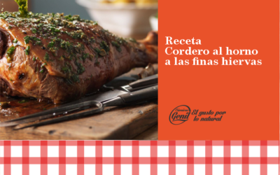 Receta cordero al horno a las finas hiervas.